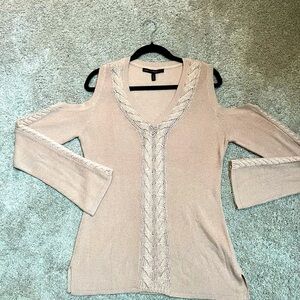 WHBM Cold shoulder sweater